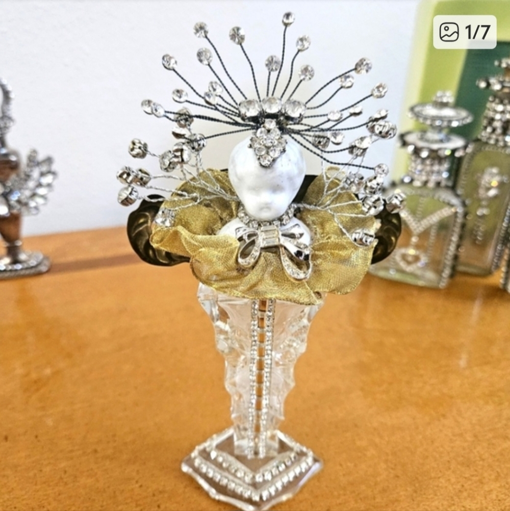 The Baby, Bejeweled BabyDoll Head 7" - Picture 8 of 8